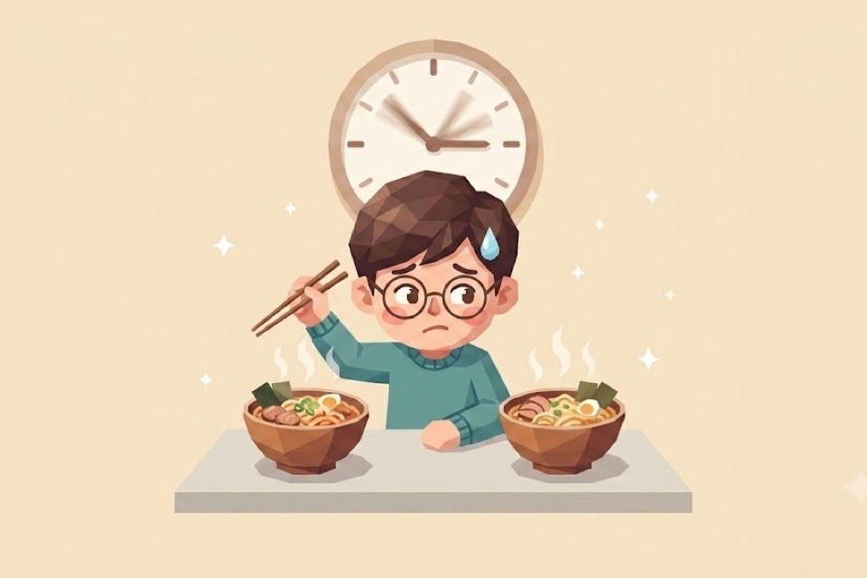 晚餐吃什麼想了半小時？布利丹效應與選擇困難